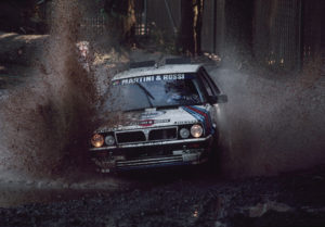 JRPA 7701 尾関一が撮影した1987年 WRC Olympos Lancia Delta HF 4WD
