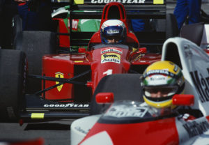 JRPA 8301 金子博が撮影した1990年 F1 America GP Alain Prost/Ayrton Senna